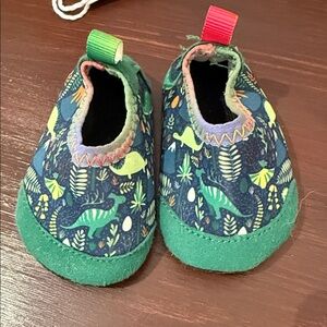 Green Dinosaur Baby Water Shoes